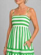 Orsola™ Mint Strapless Midi Dress
