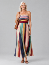 Iolanthe™ Rainbow Print Long Flowing Dress