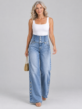 Jolene™ High Waist Slit Jeans