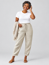 Ella™ Elegant cotton-linen pants