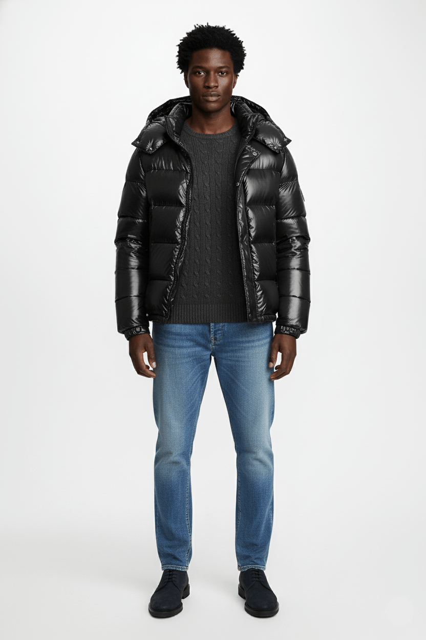 NIORMEN Puffer Jacket - Zwart | NIOR MEN