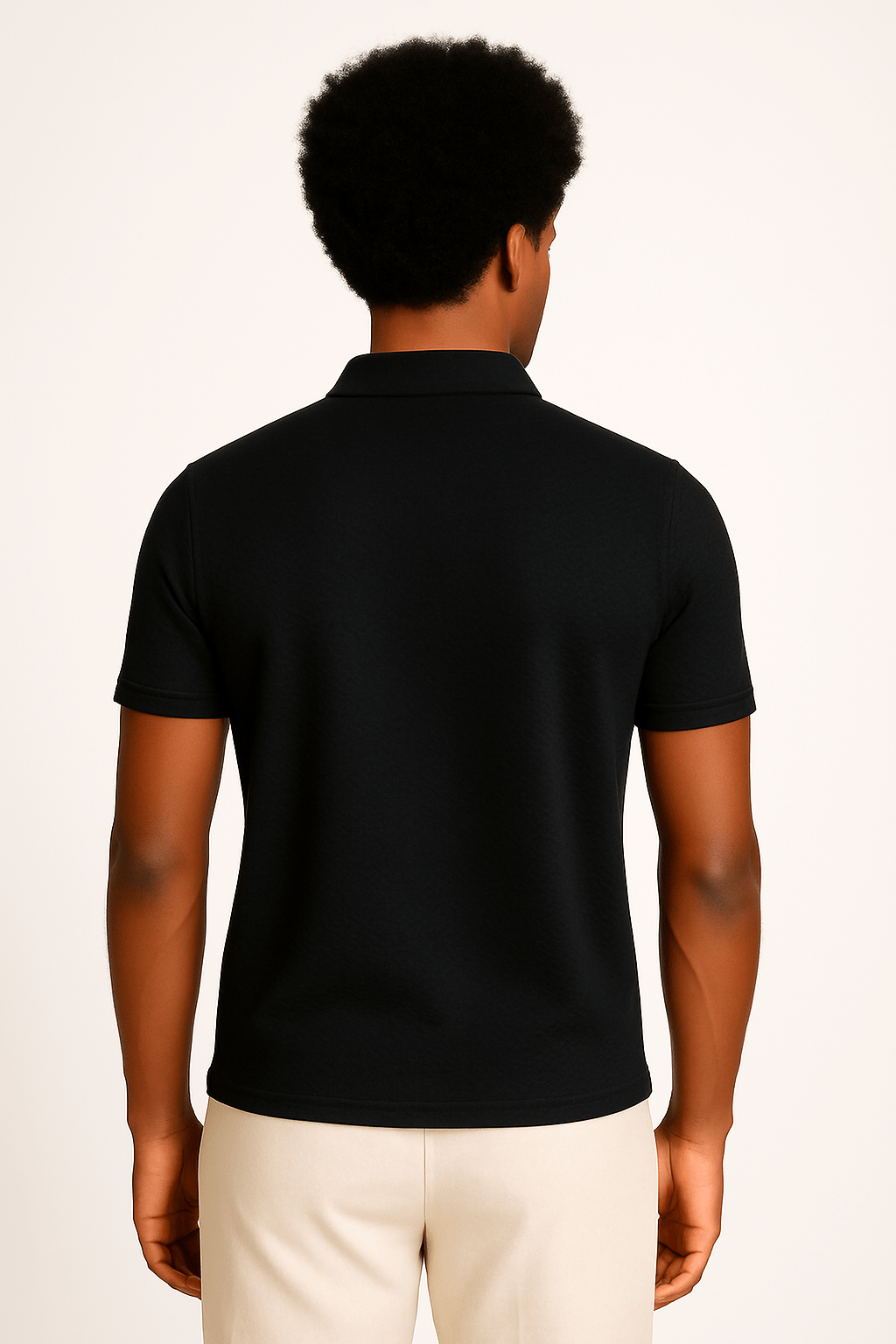 THE MAYFAIR SHORT SLEEVE POLO - Black | NIOR MEN