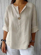 Zamma™ Relaxed V-Neck Top