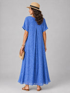 Tamsine™ Soft Blue Everyday Dress