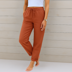 Adrianna™ Premium Linen Stretch Trousers