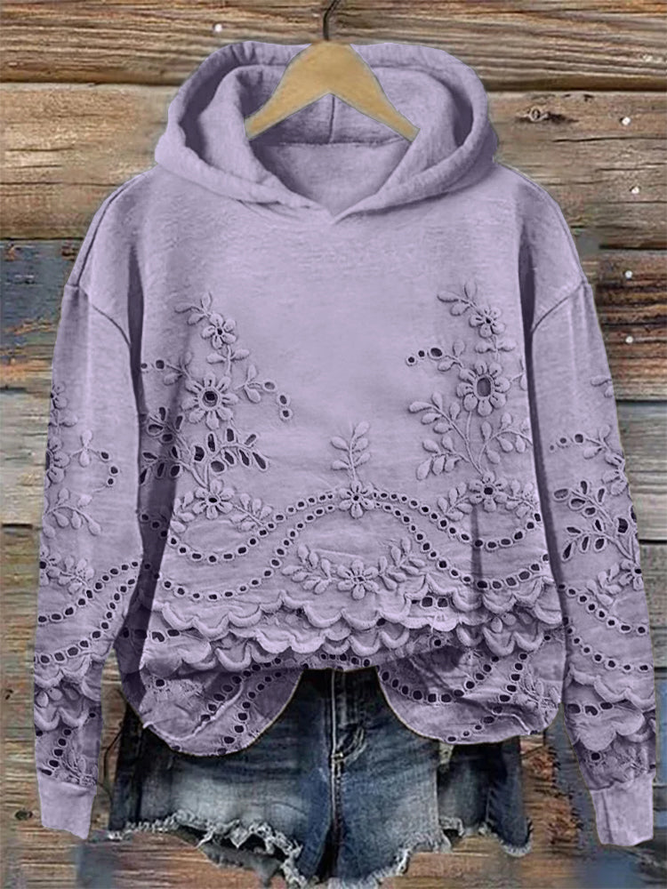 Emily™ Vintage Printed Hoodie