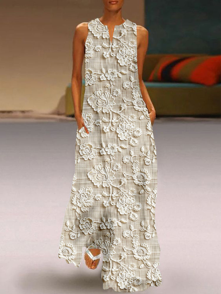 Luna™ Lace Printed Dress
