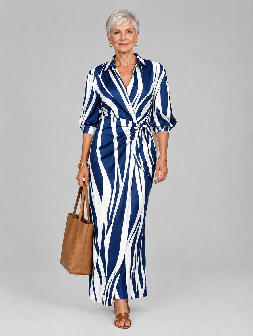 Nerys dress in Blue