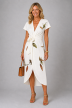 Iris™ Ivory Floral Dress