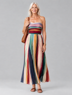 Iolanthe™ Rainbow Print Long Flowing Dress