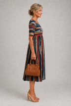 Noëlle™ Elegant Midi Dress