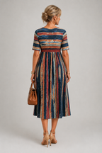 Noëlle™ Elegant Midi Dress