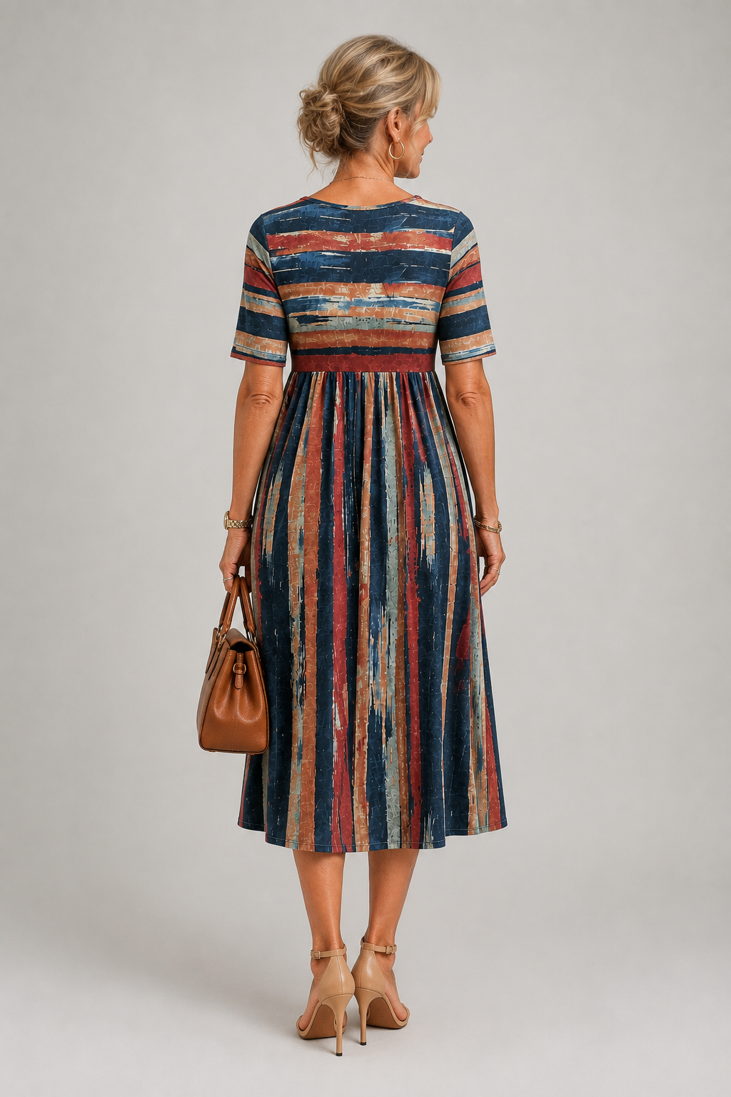 Noëlle™ Elegant Midi Dress