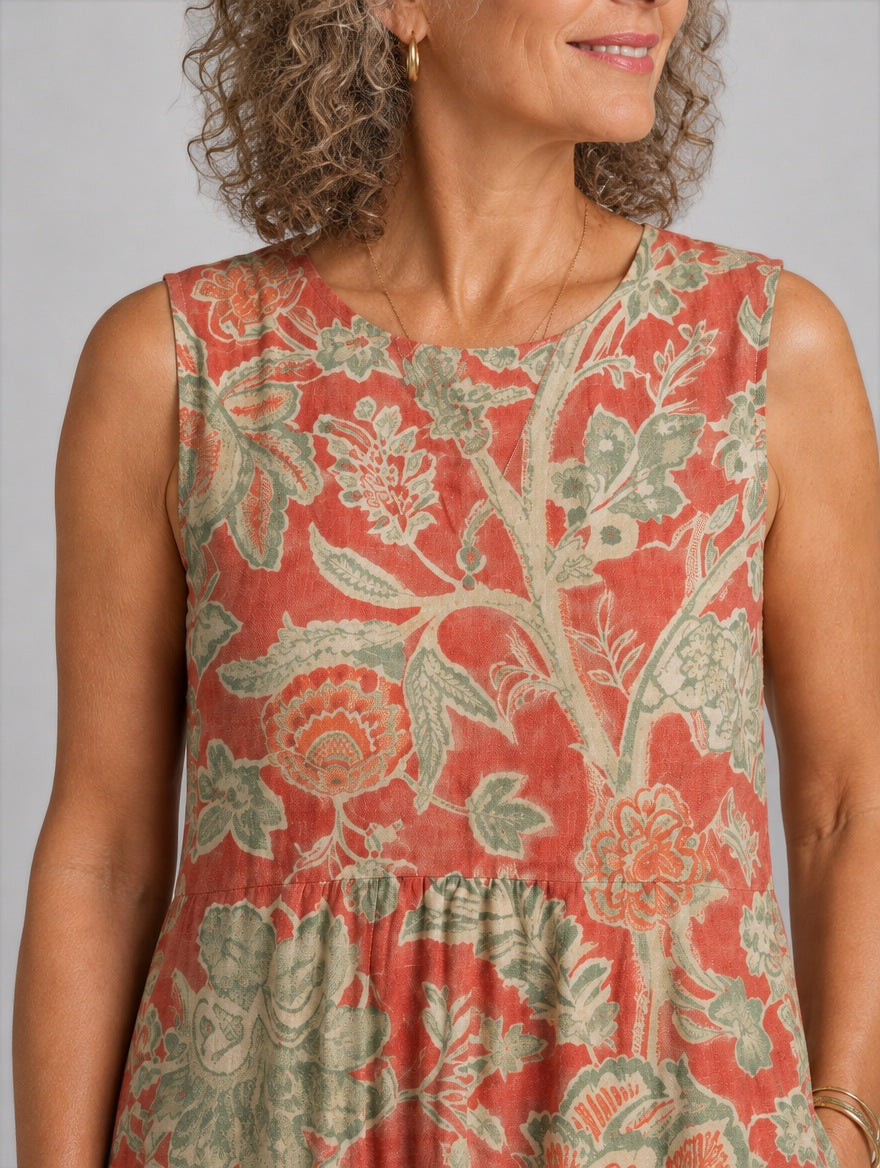 Sorrel dress in Terracotta