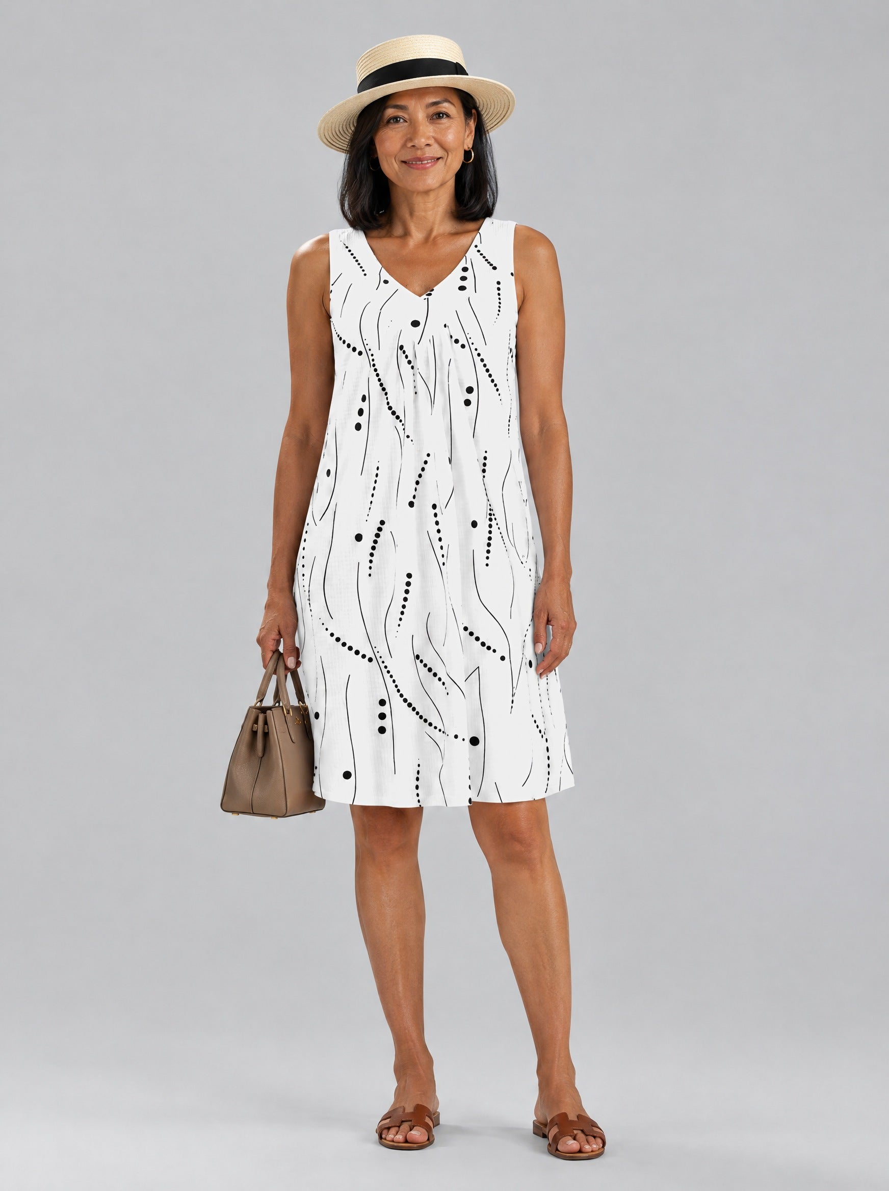 Quilla dress in White