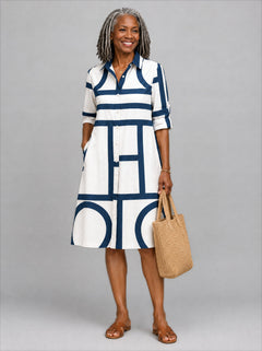 White and Blue