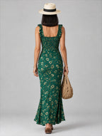 Melisande dress in Green
