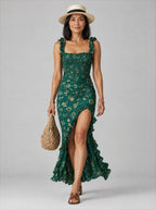 Melisande dress in Green