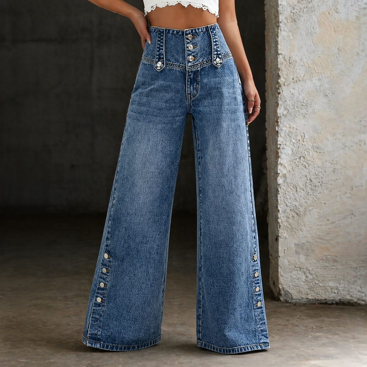 Jolene™ High Waist Slit Jeans