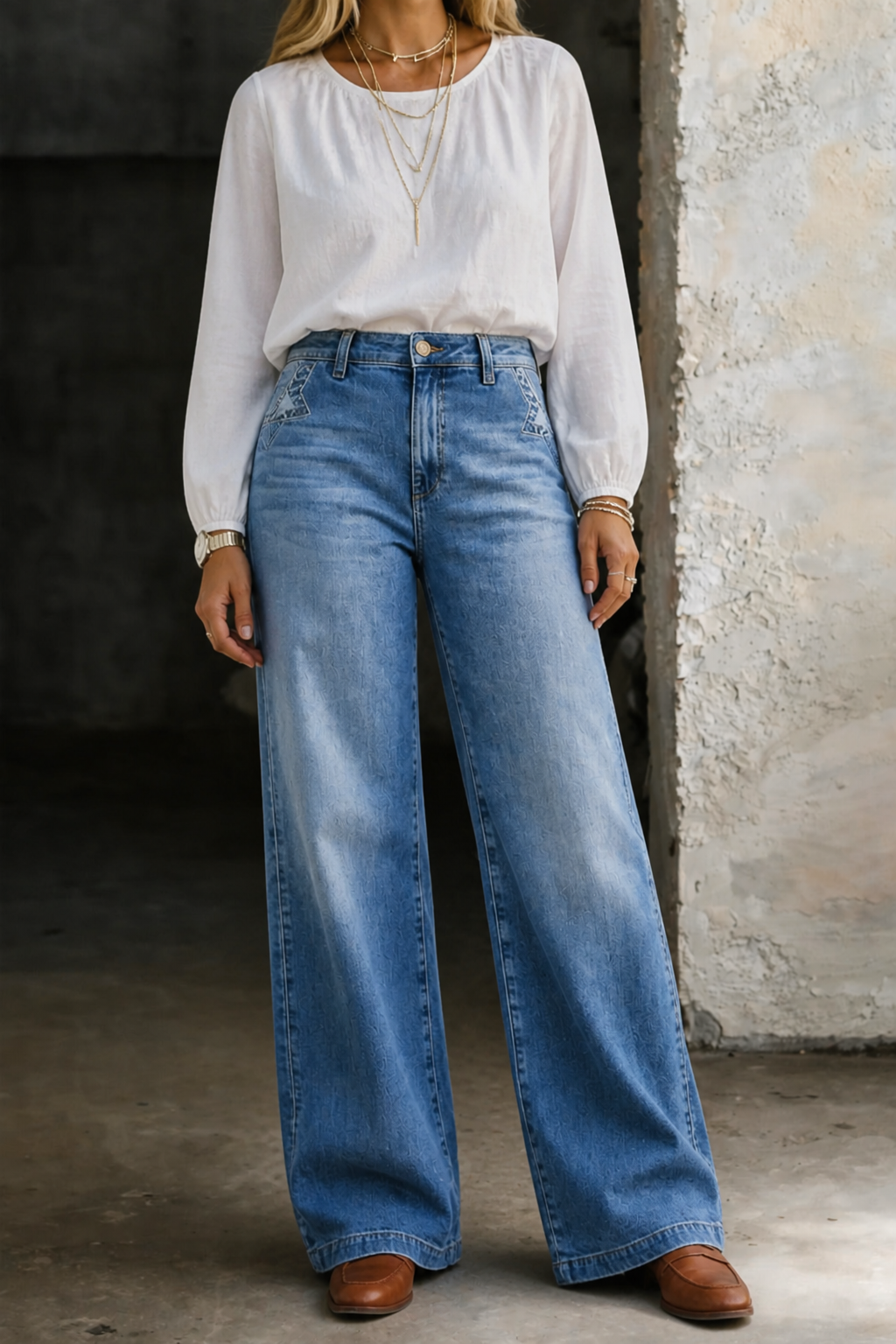 Amani™ Vintage High-Waisted Jeans