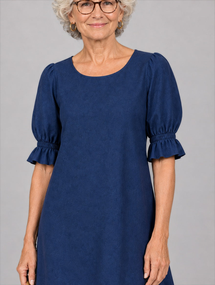 Verbena dress in Navy Blue