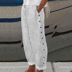 Inaya™ Seabreeze Stripe Button Trousers