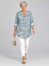 Aria™ Petal Mist Printed Blouse