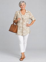 Elizabeth™ Effortless Printed Top