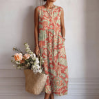 Leonie dress in Coral