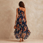 Marguerite dress in Navy