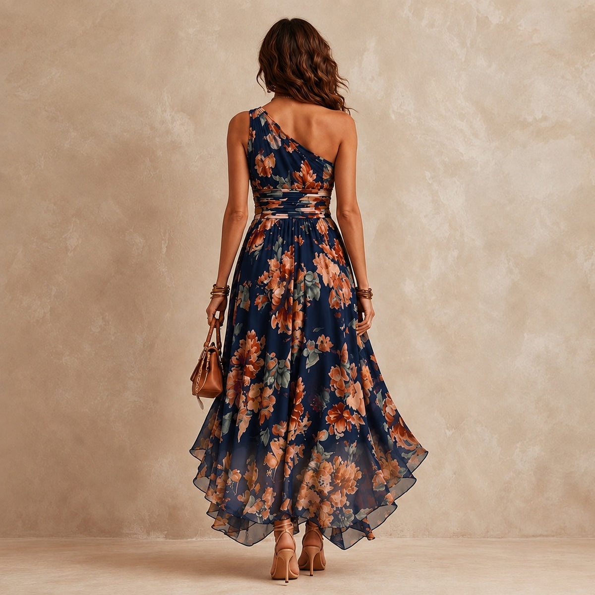 Marguerite dress in Navy
