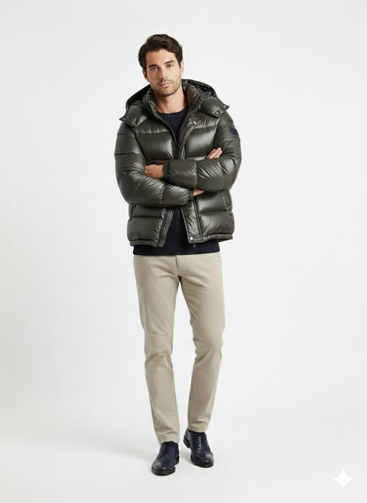 NIORMEN Puffer Jacket - Zwart | NIOR MEN