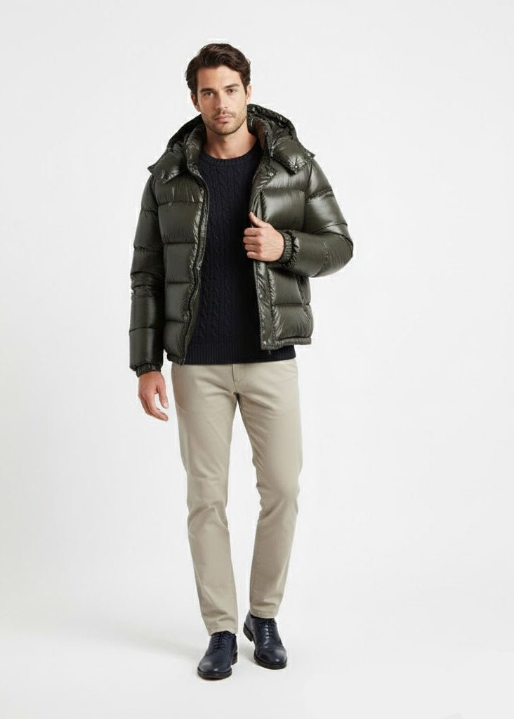 NIORMEN Puffer Jacket - Zwart | NIOR MEN