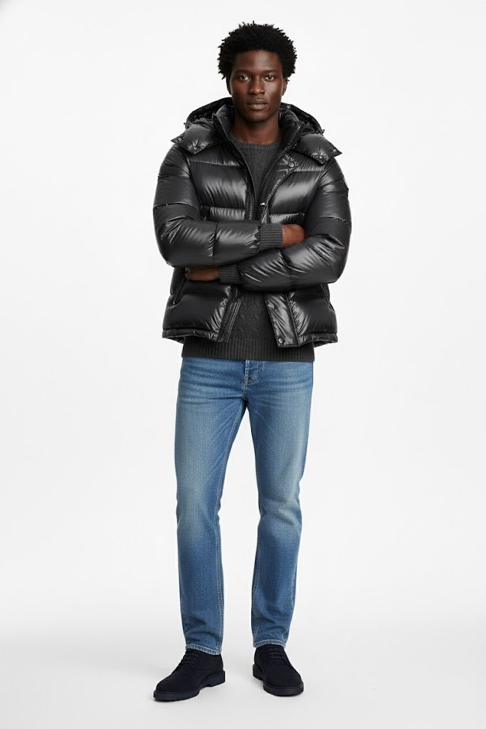 NIORMEN Puffer Jacket - Zwart | NIOR MEN