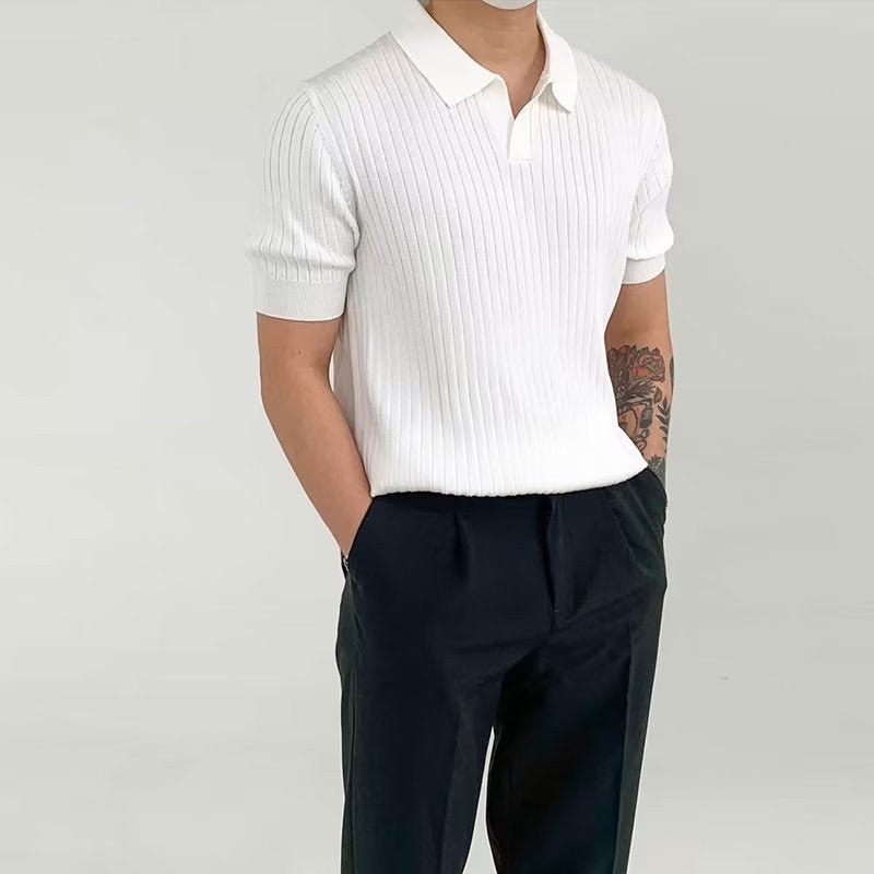 The capri short sleeve polo - White | NIOR MEN