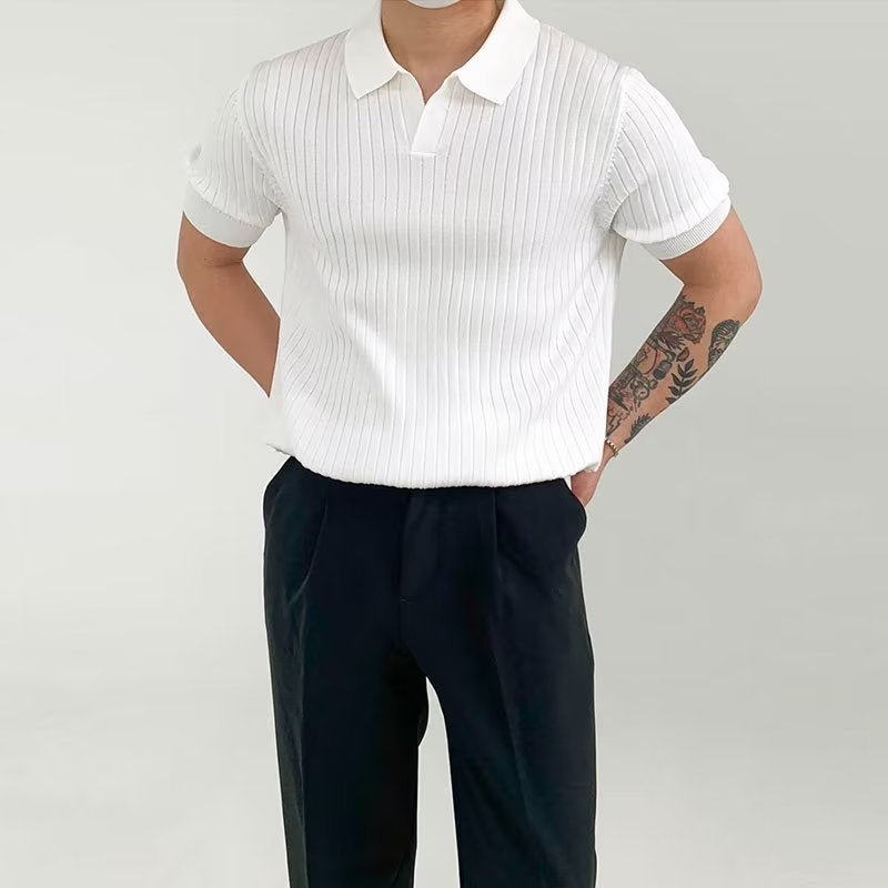 The capri short sleeve polo - White | NIOR MEN