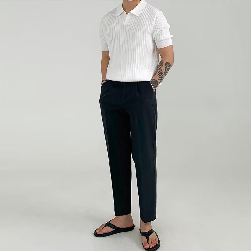 The capri short sleeve polo - White | NIOR MEN