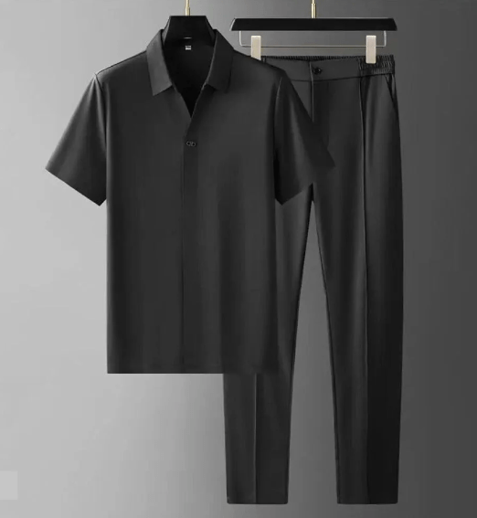 The Marseille Minimalist Casual Set - Schwarz | NIOR MEN
