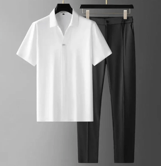 The Marseille Minimalist Casual Set - Wei? | NIOR MEN