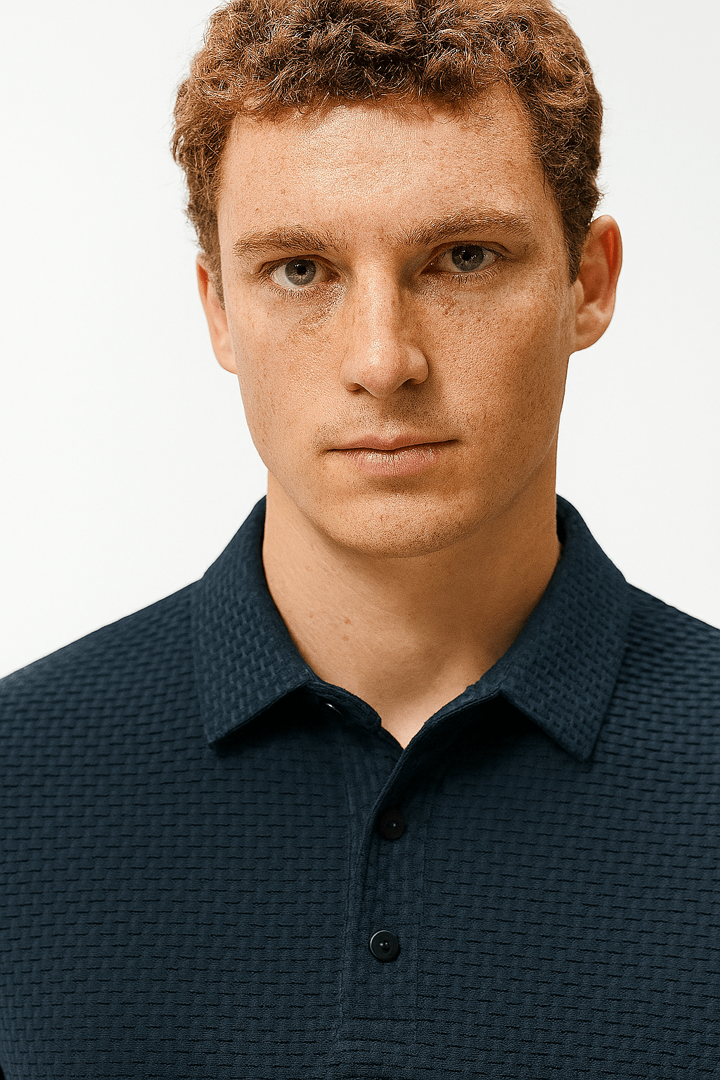 THE MAYFAIR SHORT SLEEVE POLO - Apricot | NIOR MEN