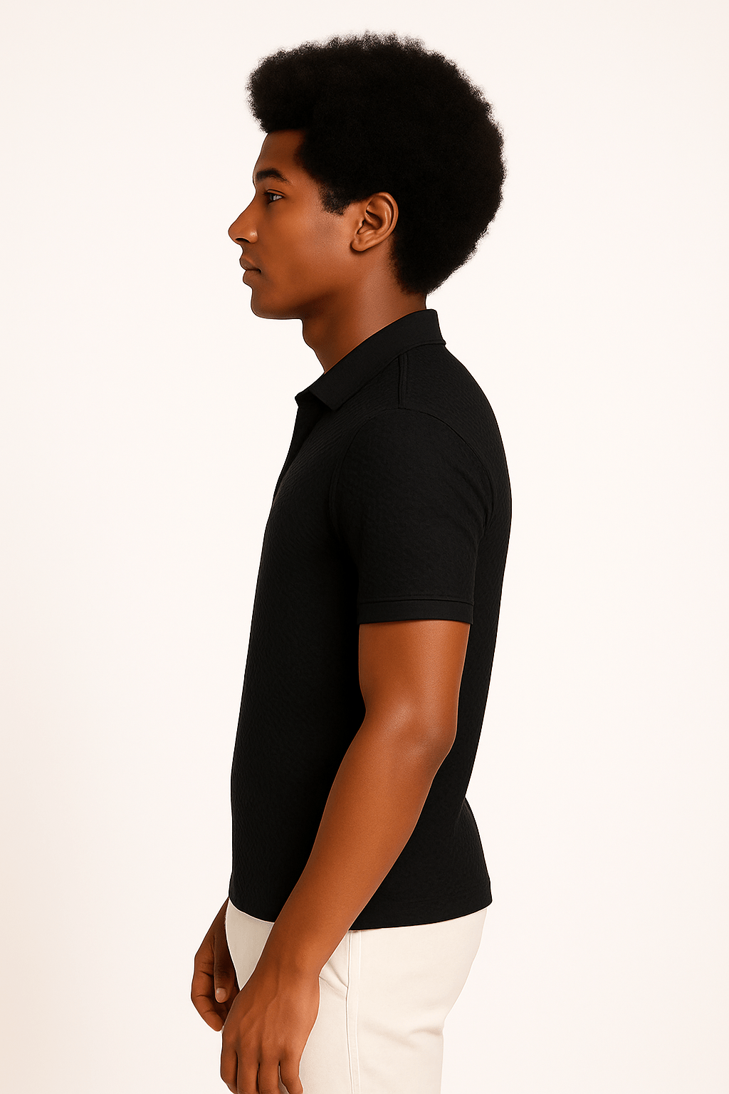 THE MAYFAIR SHORT SLEEVE POLO - Black | NIOR MEN