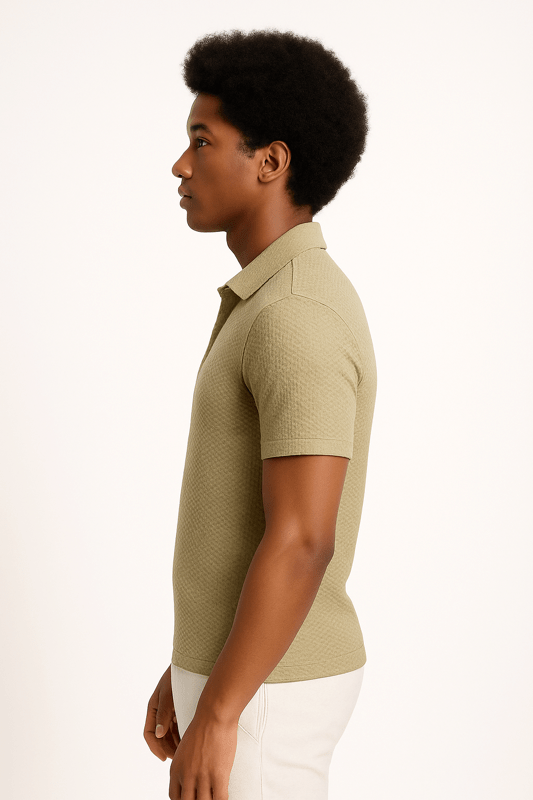 THE MAYFAIR SHORT SLEEVE POLO - Black | NIOR MEN