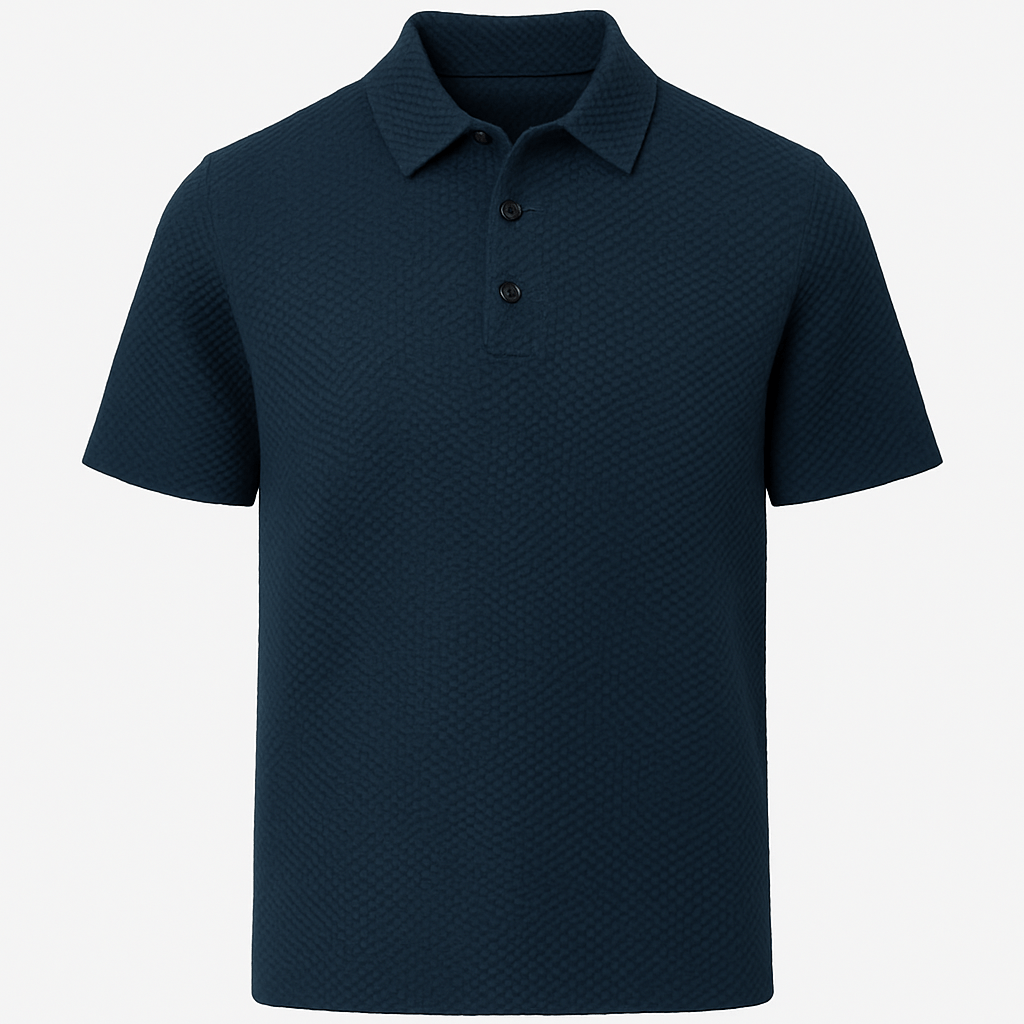 THE MAYFAIR SHORT SLEEVE POLO - Navy blue | NIOR MEN